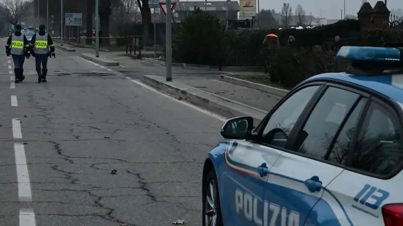 Il luogo dell'incidente a Chiari - Foto Gabriele Strada/Neg © www.giornaledibrescia.it