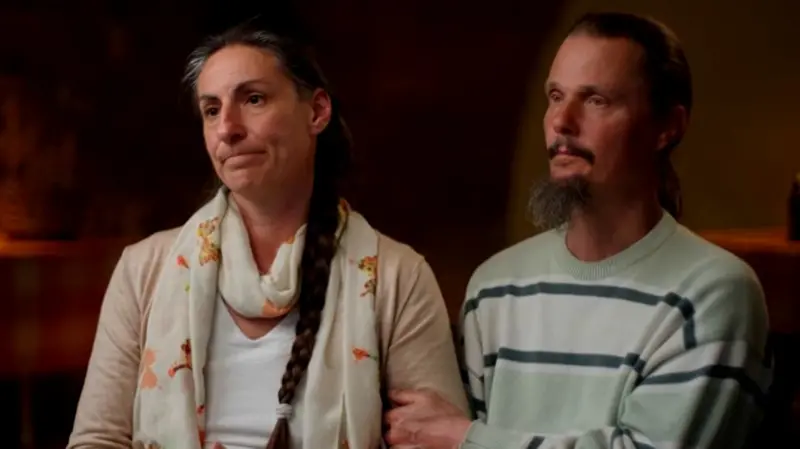 Catherine Birmingham e Nathan Trevallion - Frame tratto dalla trasmissione 60 Minutes Australia