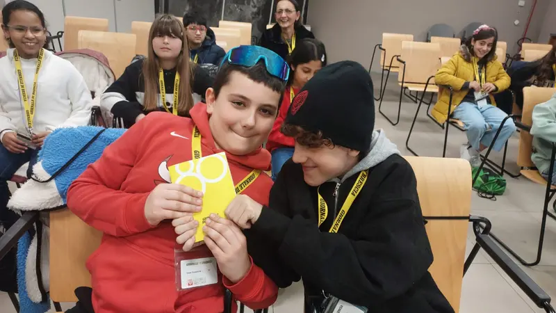 La classe 5A dell'istituto Don Lorenzo Milani di Borgosatollo