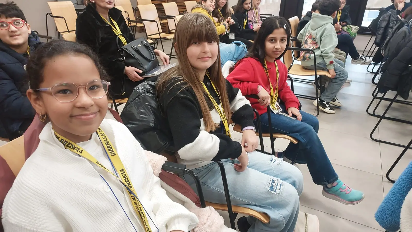 La classe 5A dell'istituto Don Lorenzo Milani di Borgosatollo