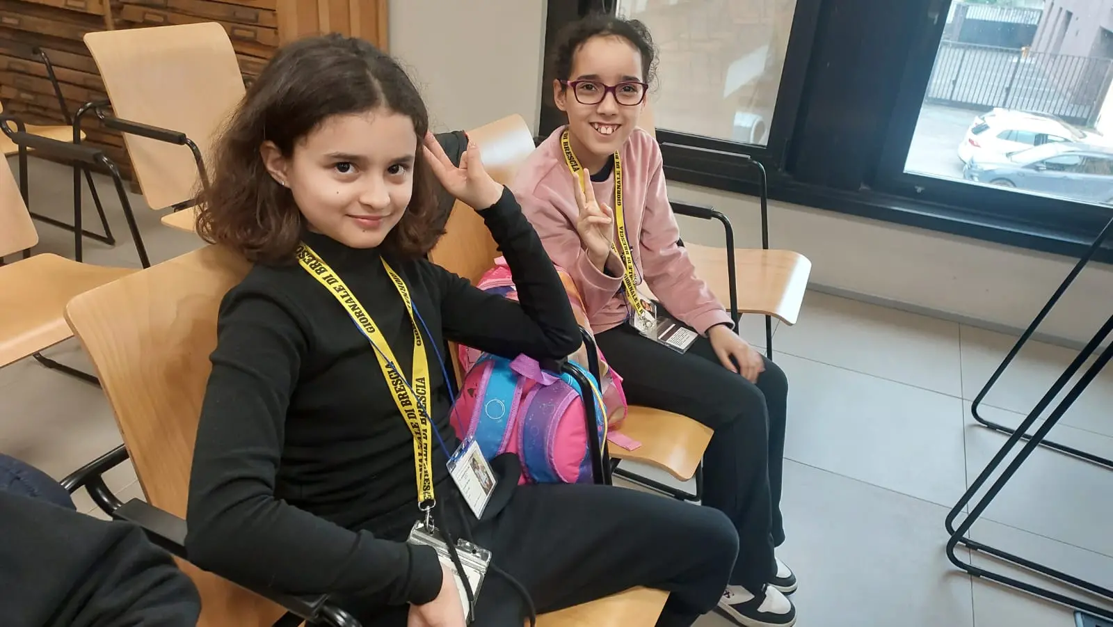 La classe 5A dell'istituto Don Lorenzo Milani di Borgosatollo