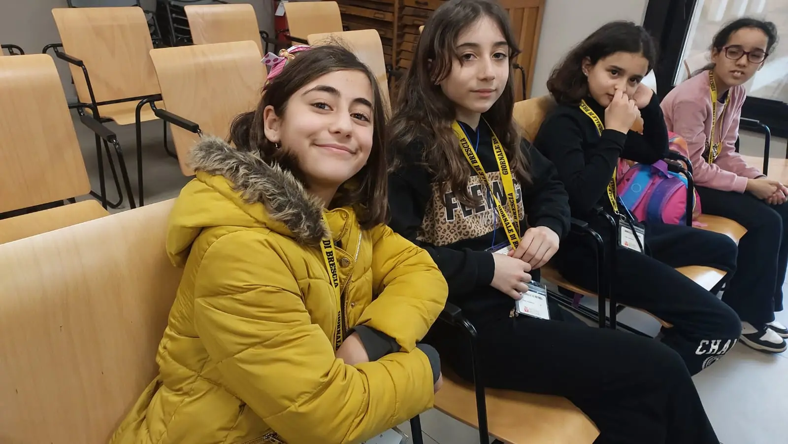 La classe 5A dell'istituto Don Lorenzo Milani di Borgosatollo