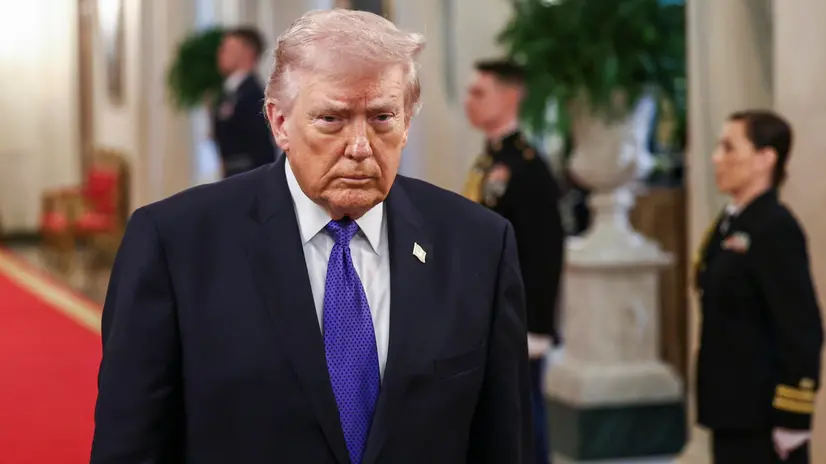 Donald Trump alla Casa Bianca - Foto Epa/Jim Lo Scalzo © www.giornaledibrescia.it