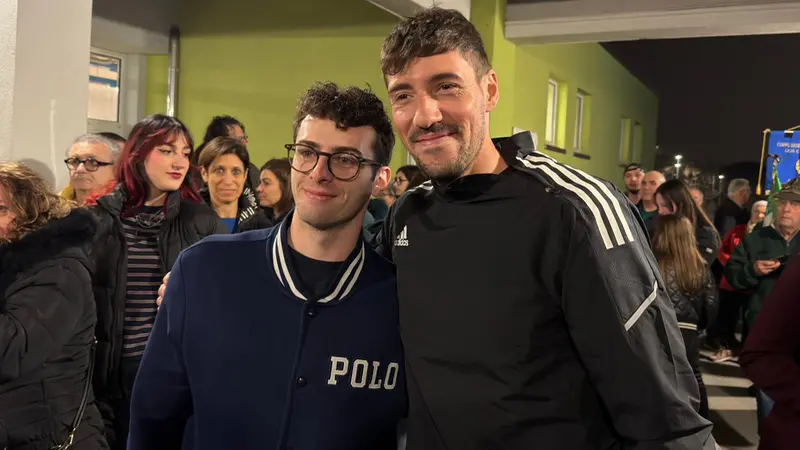 Giovanni De Gennaro con Federico Bicelli - © www.giornaledibrescia.it