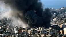 Un attacco ieri a Beirut, in Libano - Foto Ansa © www.giornaledibrescia.it