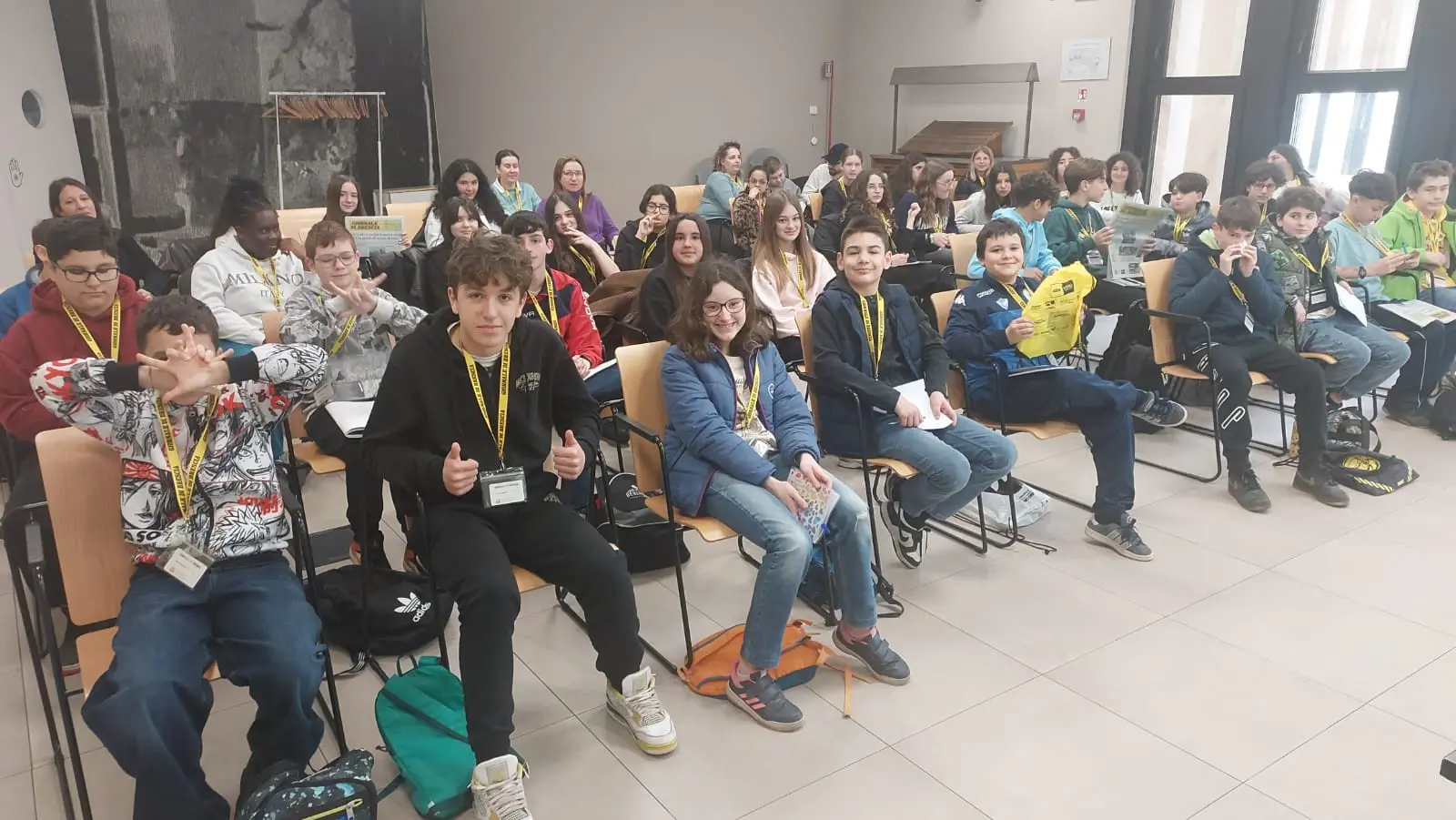 Le classi 2F e 2C del Da Vinci di Travagliato in visita al GdB