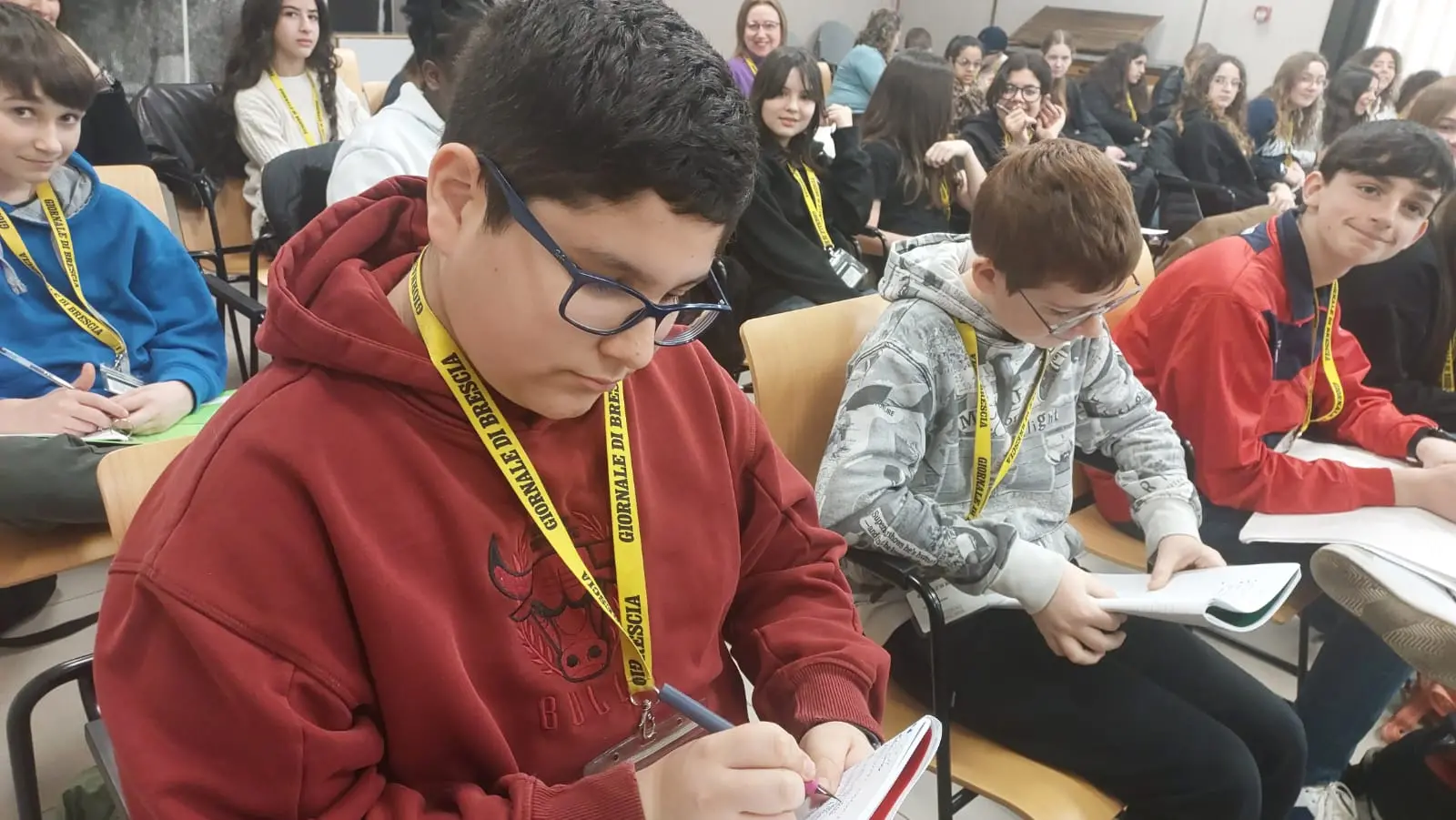 Le classi 2F e 2C del Da Vinci di Travagliato in visita al GdB