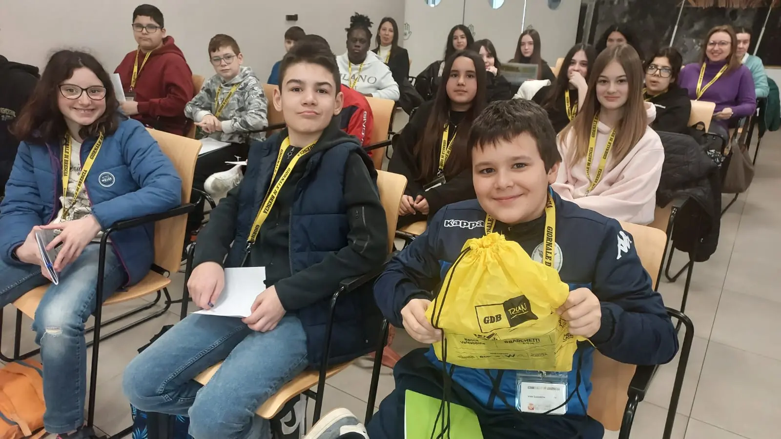 Le classi 2F e 2C del Da Vinci di Travagliato in visita al GdB