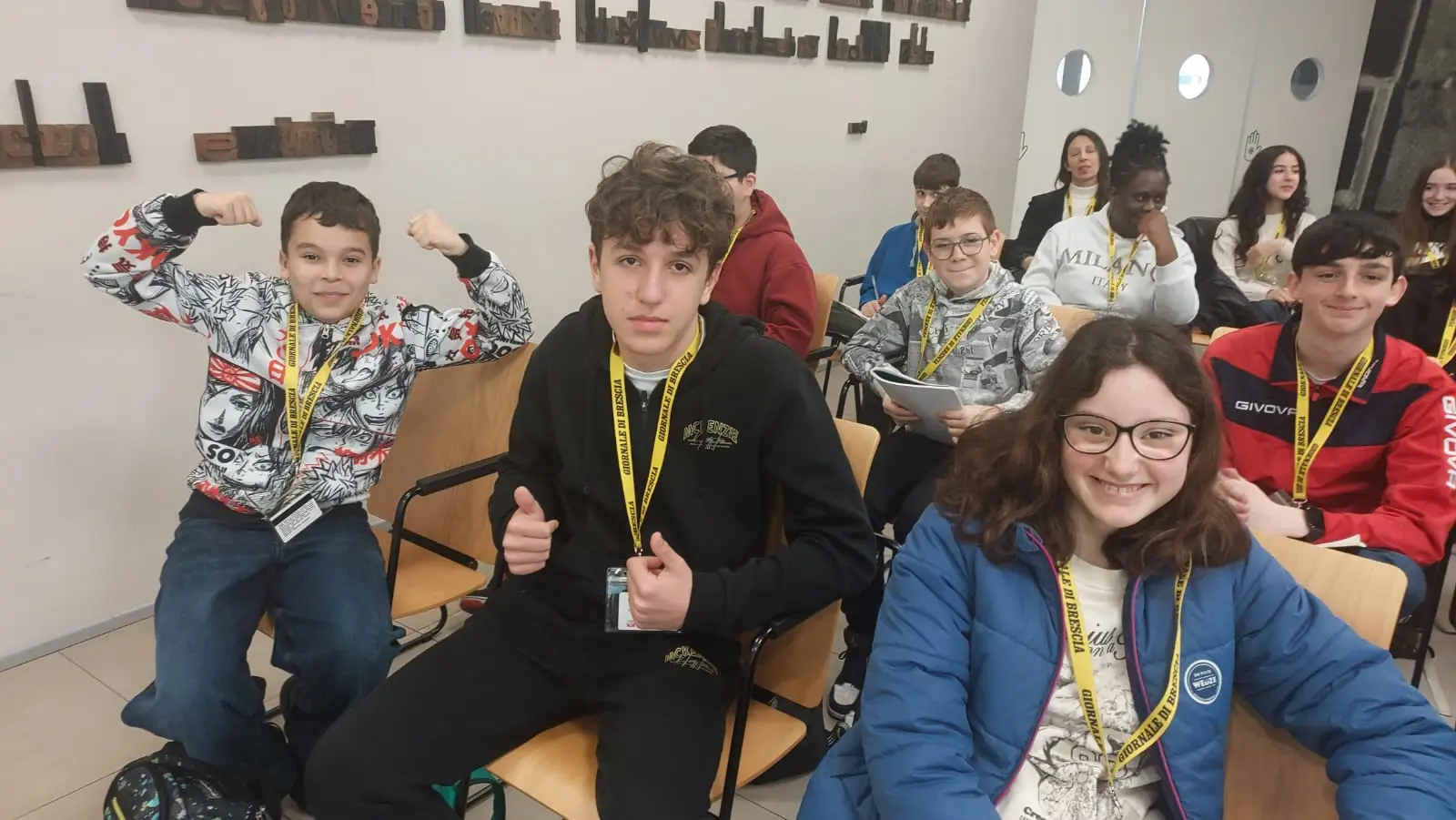 Le classi 2F e 2C del Da Vinci di Travagliato in visita al GdB