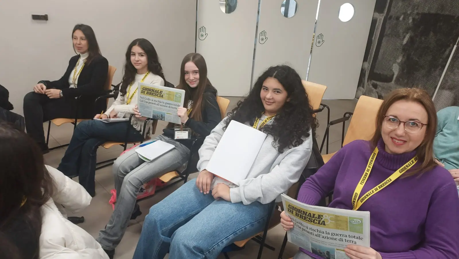 Le classi 2F e 2C del Da Vinci di Travagliato in visita al GdB