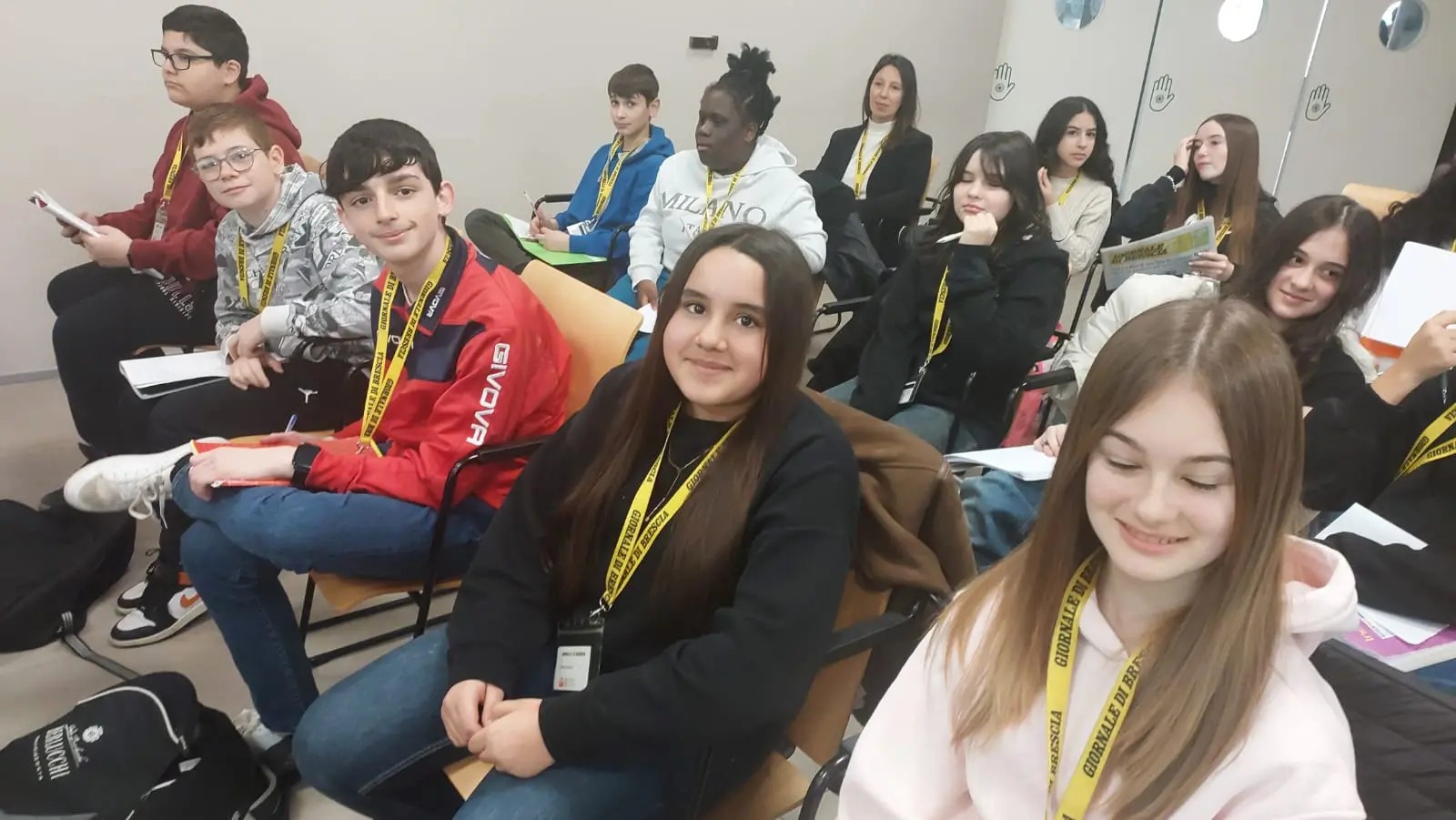 Le classi 2F e 2C del Da Vinci di Travagliato in visita al GdB