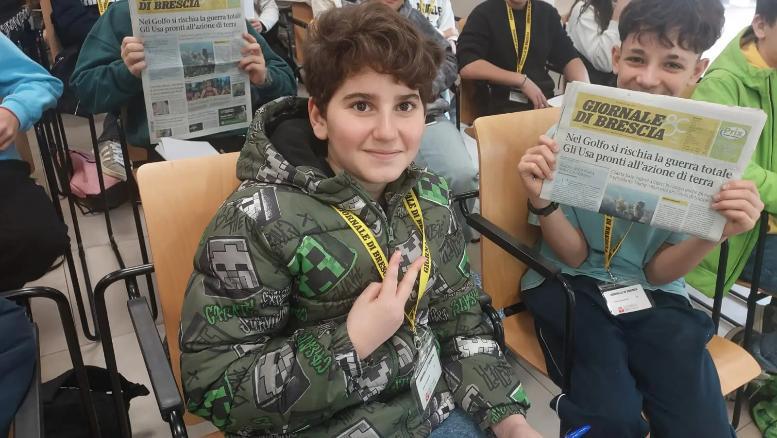 Le classi 2F e 2C del Da Vinci di Travagliato in visita al GdB