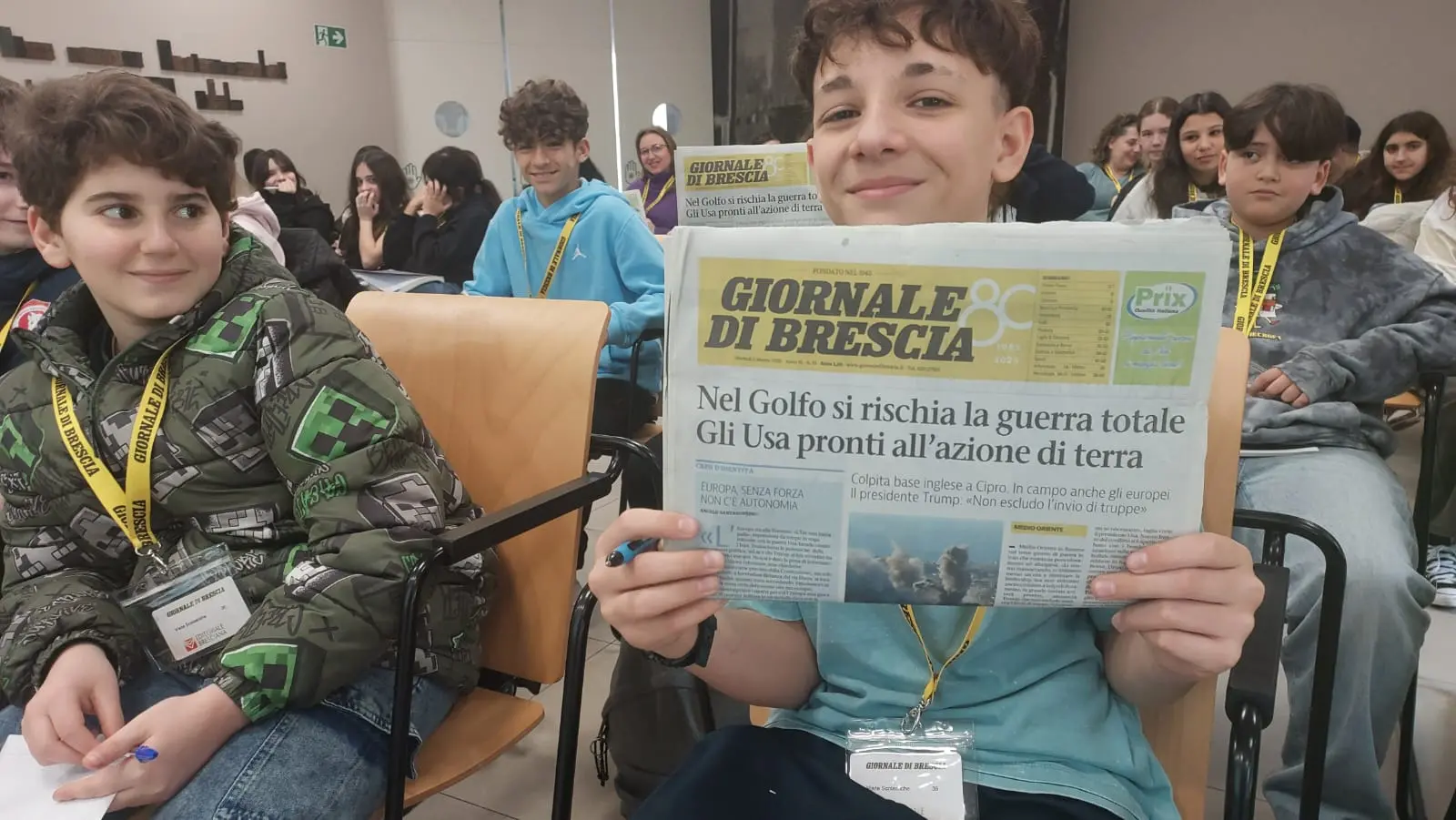 Le classi 2F e 2C del Da Vinci di Travagliato in visita al GdB