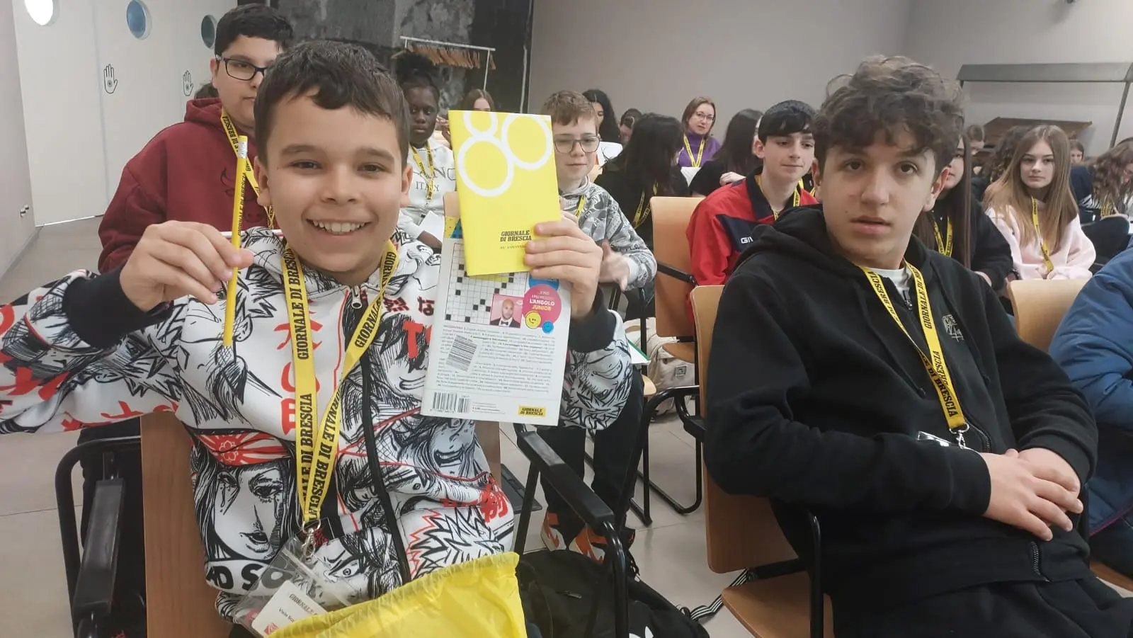 Le classi 2F e 2C del Da Vinci di Travagliato in visita al GdB