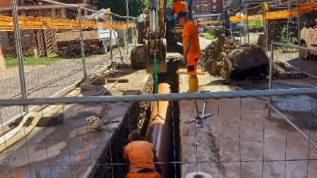 Lavori in corso a Pisogne © www.giornaledibrescia.it