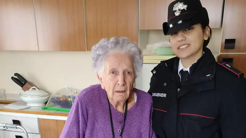 L'anziana truffata con una carabiniera intervenuta