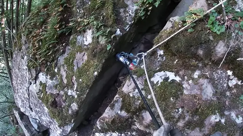 Un martinetto idraulico utilizzato per il disgaggio