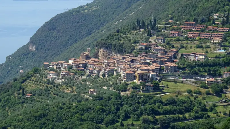 Una vista di Tignale