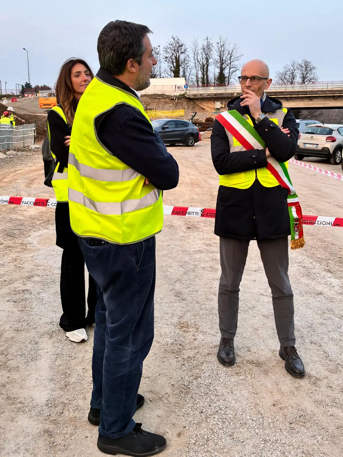 Il ministro Matteo Salvini in visita a Palazzolo