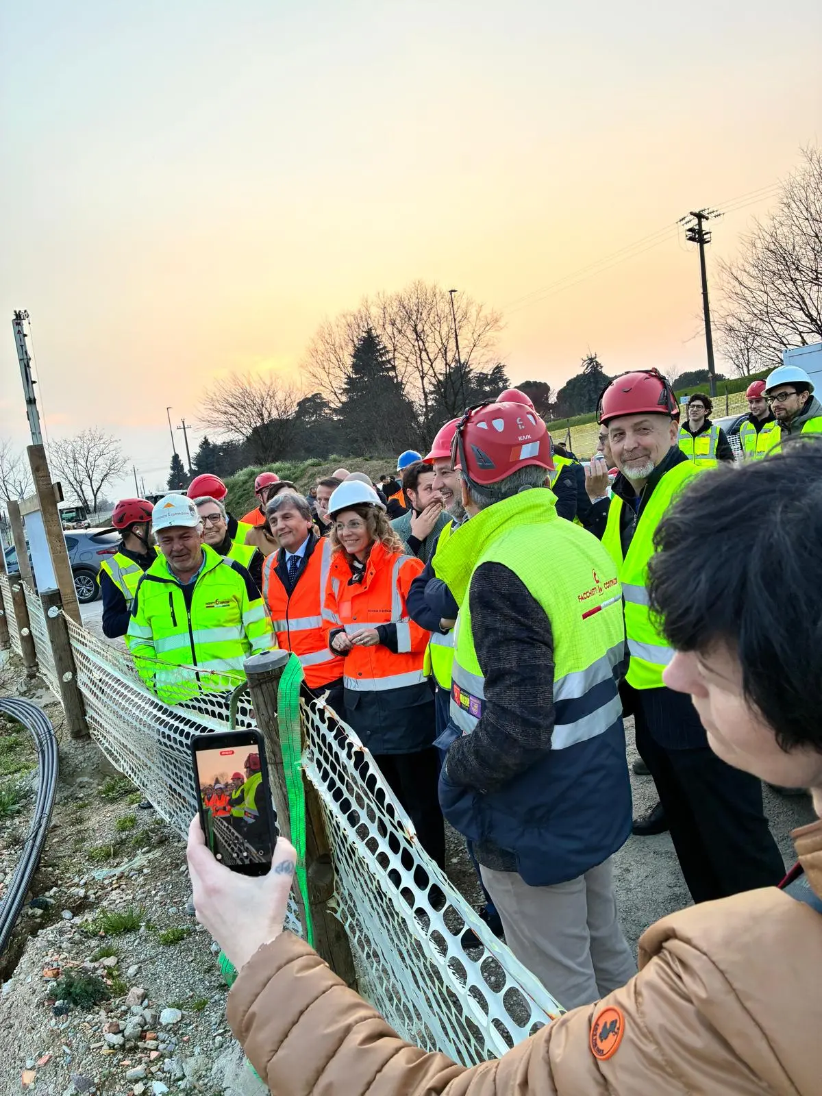 Il ministro Matteo Salvini in visita a Palazzolo