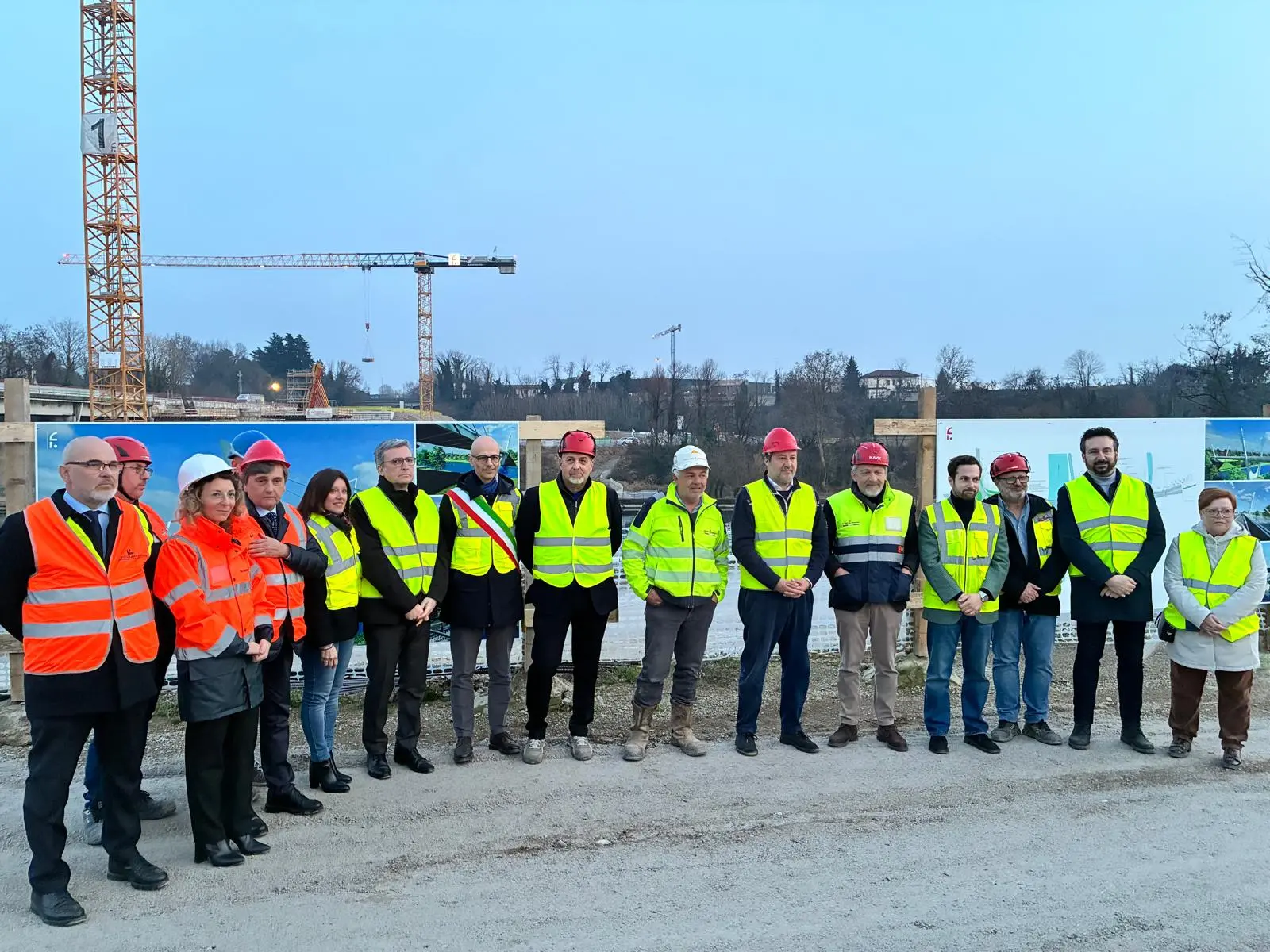 Il ministro Matteo Salvini in visita a Palazzolo