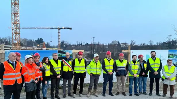 Il ministro Matteo Salvini in visita a Palazzolo