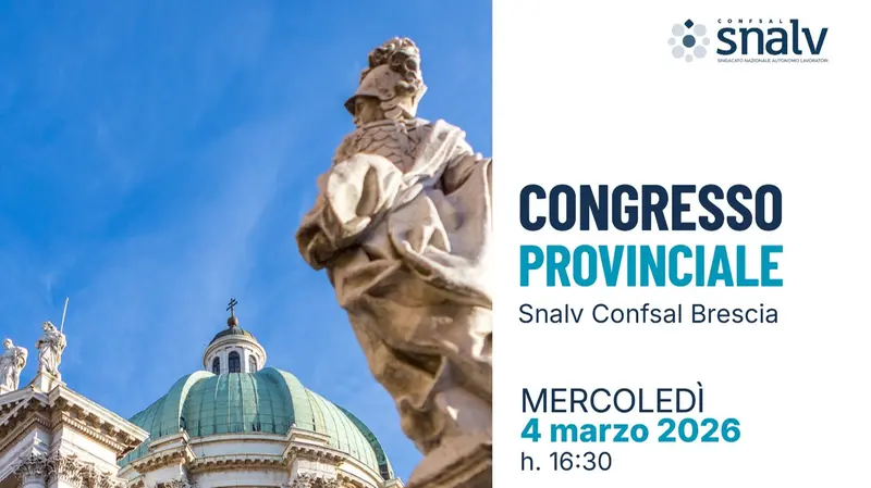 La locandina per il congresso provinciale Snalv