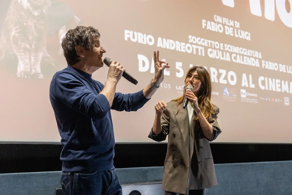 Fabio De Luigi e Virginia Raffaele alla Multisala Oz