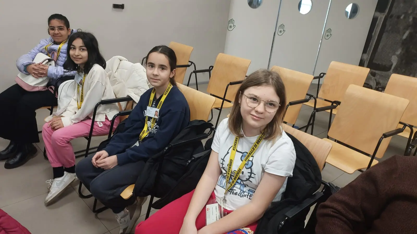 La classe V F della scuola Canossi di Ospitaletto in visita la GdB