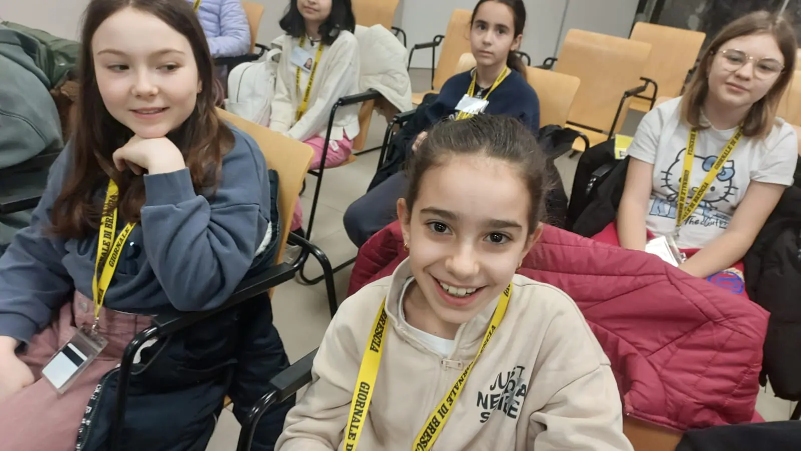 La classe V F della scuola Canossi di Ospitaletto in visita la GdB