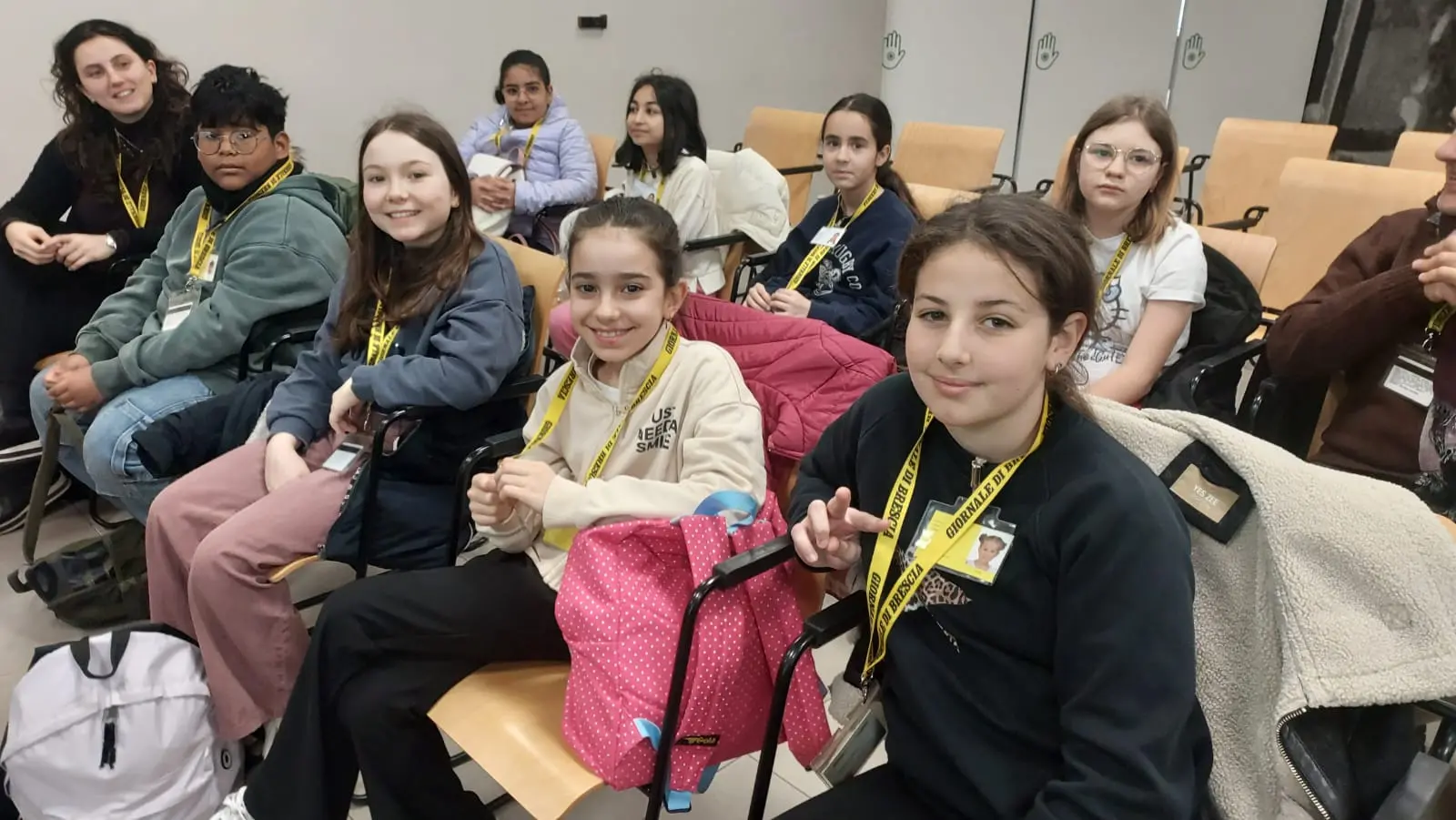 La classe V F della scuola Canossi di Ospitaletto in visita la GdB