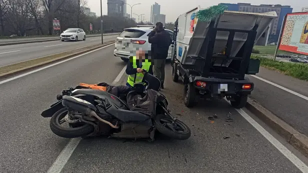 Rider investito sul cavalcavia Kennedy