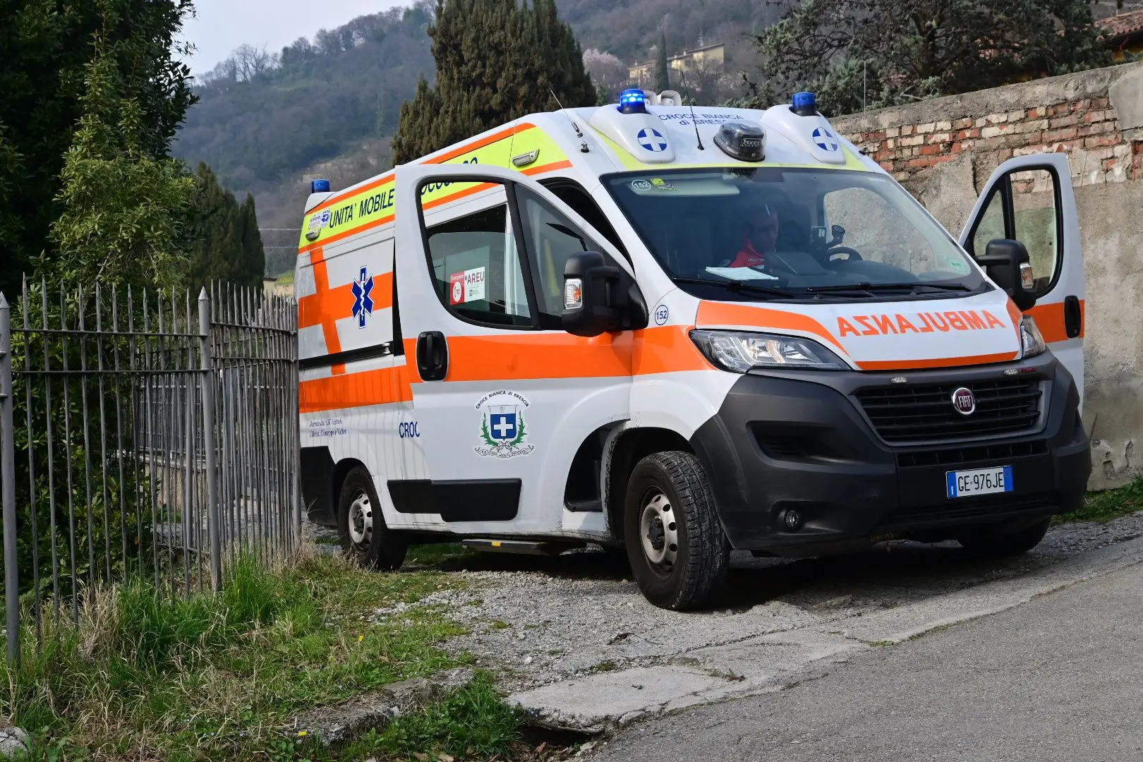 Il luogo dell'infortunio mortale in Maddalena
