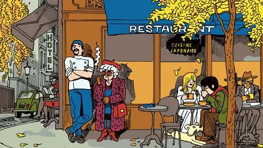 La copertina de «Il cuoco giapponese» della bresciana Visonà