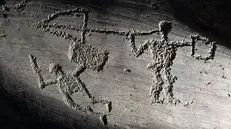 Le incisioni rupestri con i famosi pitoti