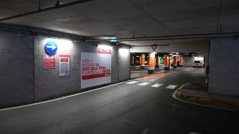 Il parcheggio dell'ex Freccia Rossa - © www.giornaledibrescia.it