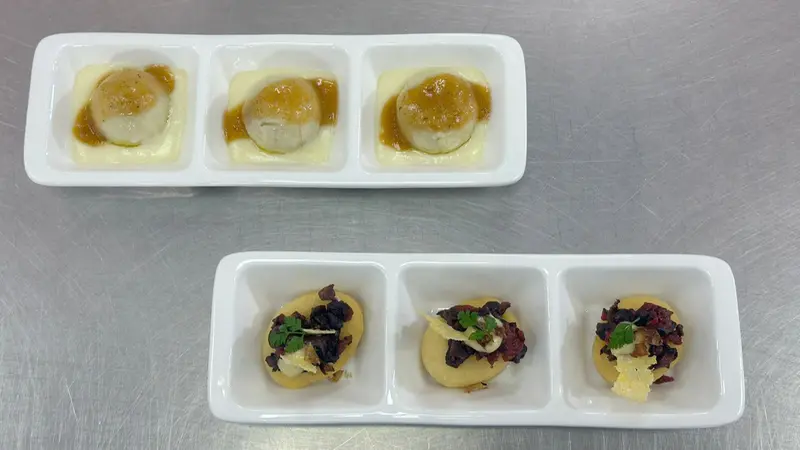 Tartare e gnocco di capriolo - Foto New Reporter Favretto © www.giornaledibrescia.it