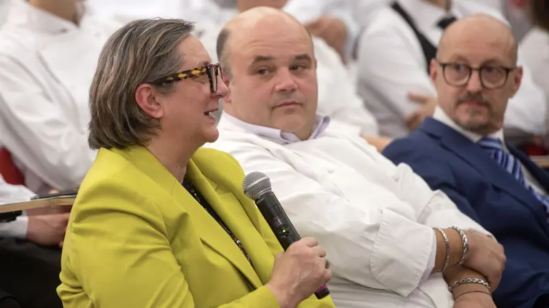 La titolare di Iab Roda Carni Eliana Fiori - Foto New Reporter Papetti © www.giornaledibrescia.it