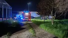 Il luogo dell'infortunio a Remedello - © www.giornaledibrescia.it