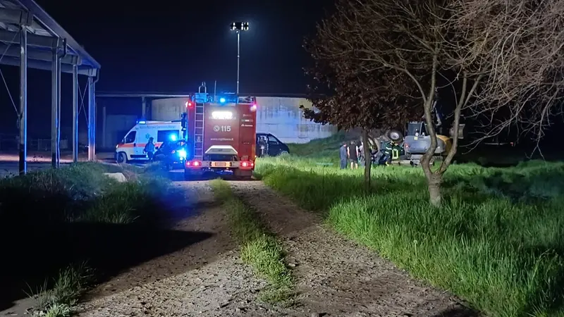 Il luogo dell'infortunio a Remedello - © www.giornaledibrescia.it