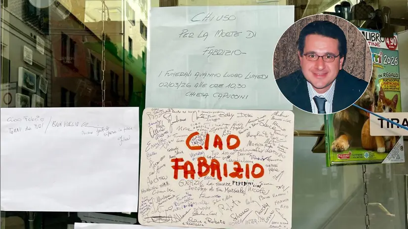 I messaggi lasciati dai clienti, in alto a destra Fabrizio Ersettigh - © www.giornaledibrescia.it