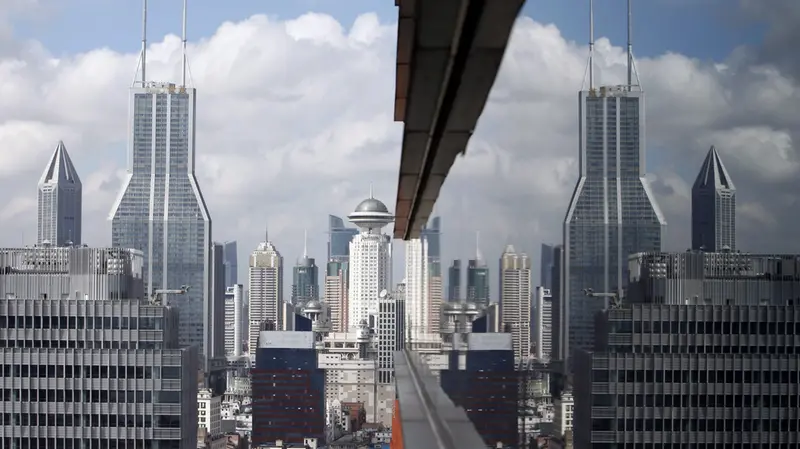 Una veduta di Shanghai