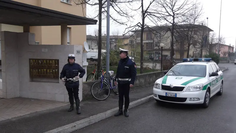 Una pattuglia della Locale di Montichiari