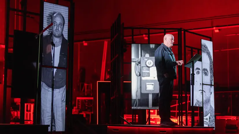 Stefano Nazzi sul palco