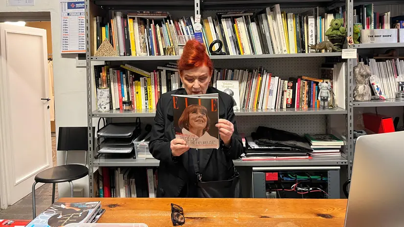 Roberta Valentini nel suo studio - Foto © www.giornaledibrescia.it