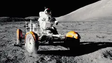 Un astronauta sulla Luna - Foto Nasa