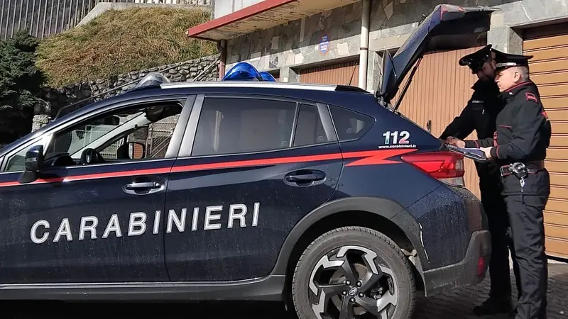 I carabinieri intervenuti sul posto