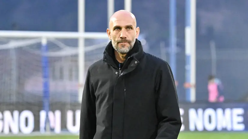 L'allenatore del Lumezzane Emanuele Troise - Foto New Reporter Pasotti © www.giornaledibrescia.it