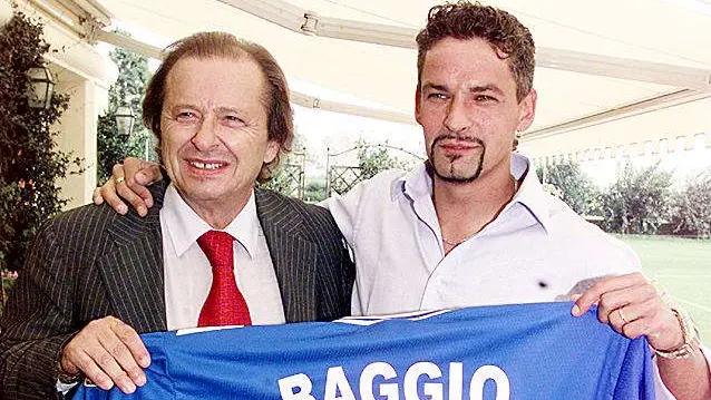 Gino Corioni e Roberto Baggio