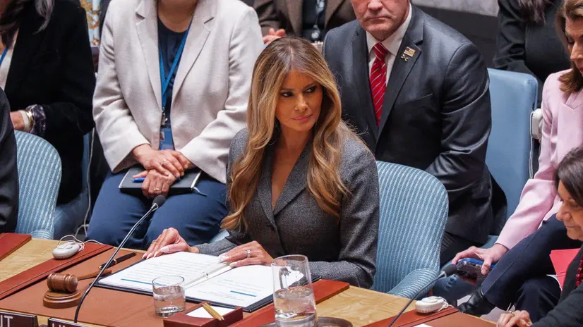 Melania Trump presiede il Consiglio di sicurezza delle Nazioni Unite - Foto Ansa © www.giornaledibrescia.it
